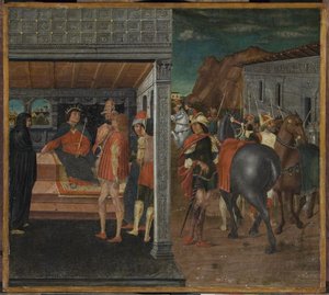 O Anúncio da Morte de Urias ao Rei Davi e Bate-Seba